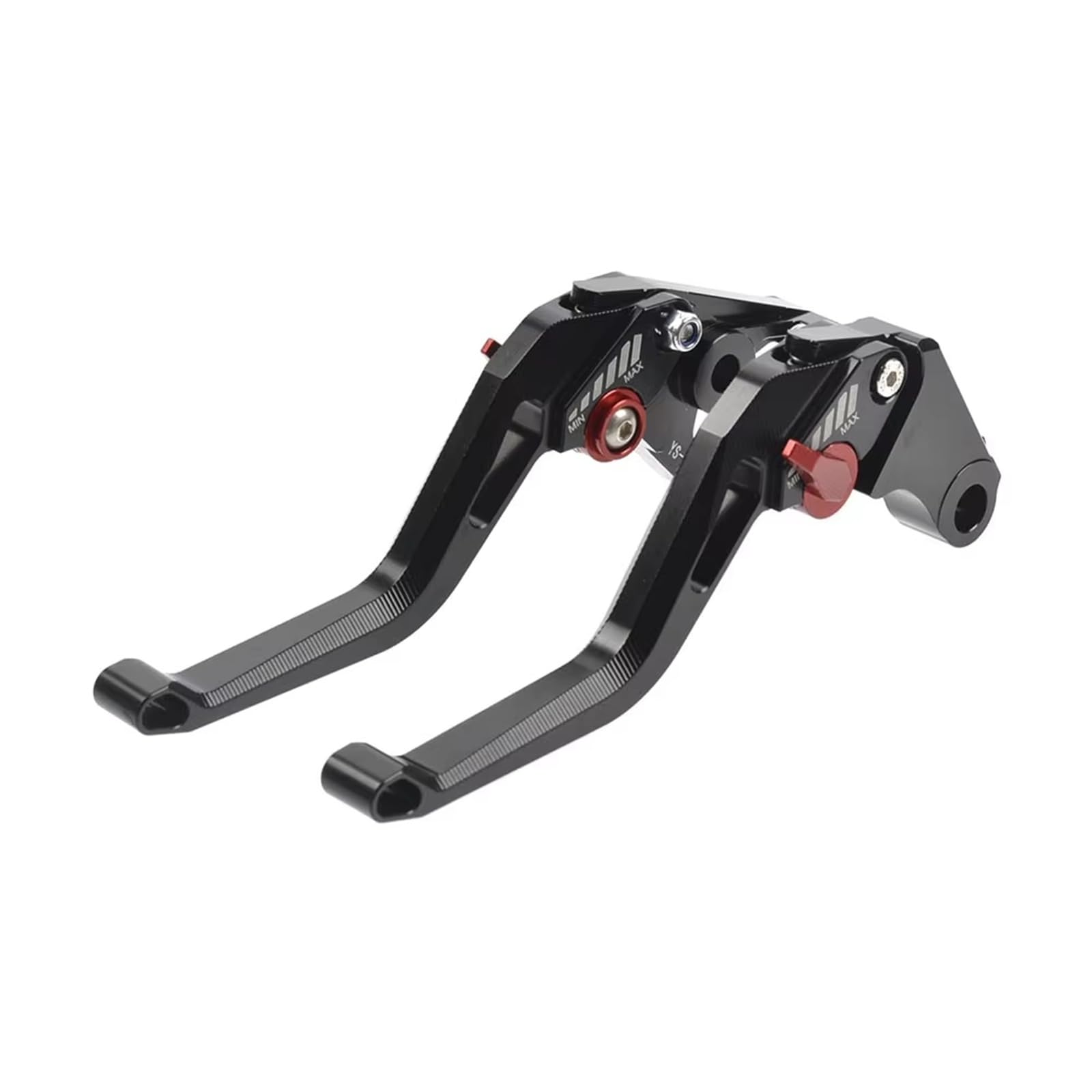KOEHXJ Brake Clutch Levers for Kawasaki for Z900 for Z650 for Ninja for VERSYS for 650cc Aluminum CNC Adjustable Motorcycle Brake Clutch Lever(Black Red)
