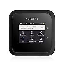 NETGEAR Nighthawk M6 5G WiFi 6 (MR6150) Router per hotspot mobile – Ideale per viaggi, connessioni veloci e sicure fino a 2,5 Gbps – Condivide 32 dispositivi – Sbloccato, roaming internazionale