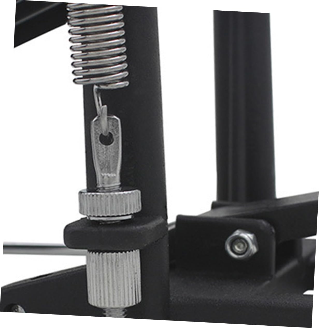 Pedale Cassa Batteria Singolo, Accessorio per Batteria Nera | Lega Zinco-alluminio e Feltro, Superficie Liscia, Design Classico, Strumento per Pratica