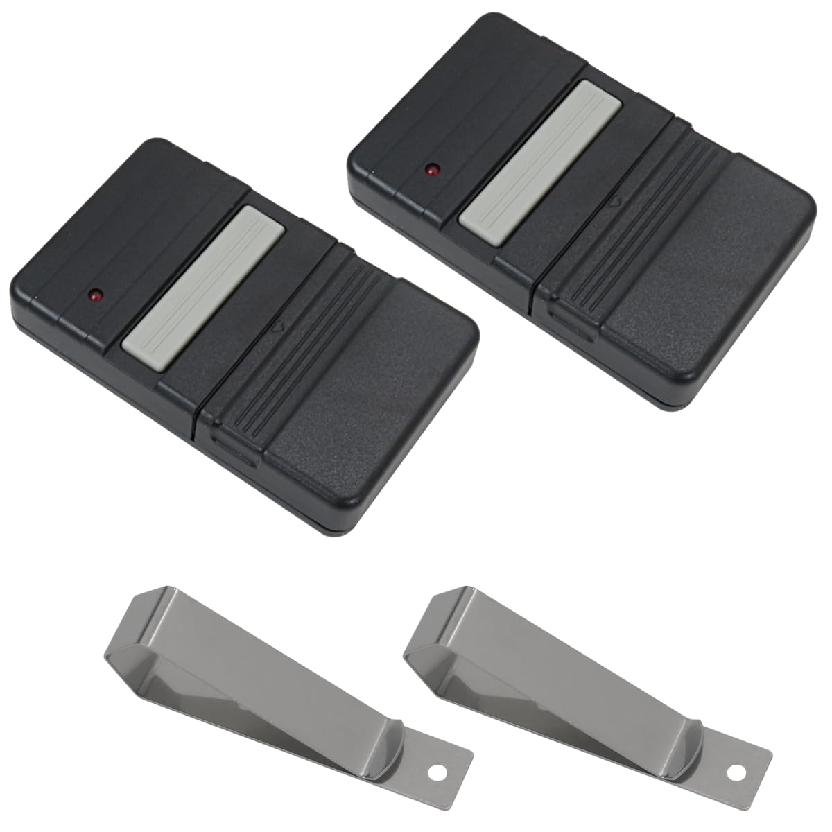 Welsdolk 2pcs Garage Door Opener Remote, 390 MHz Dip Replacement