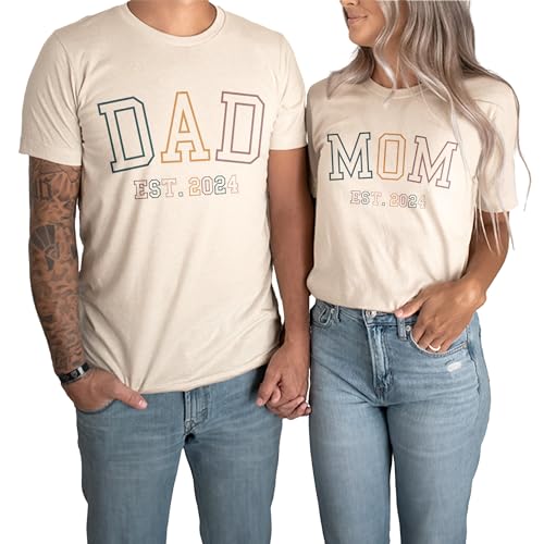 Generic Retro Mom And Dad Est Shirt Set cover