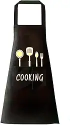 Avental de Cozinha em Poliéster Impermeável 95cm com Bolso Frontal