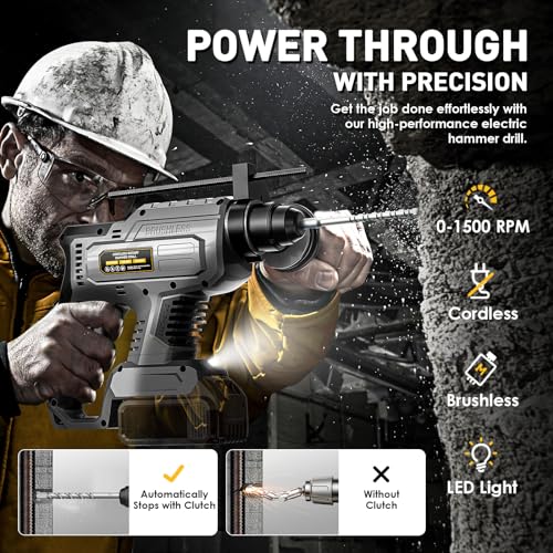Mtiolhig MTIOLHIG-1 Cordless Rotary Hammer Drill thumb #4
