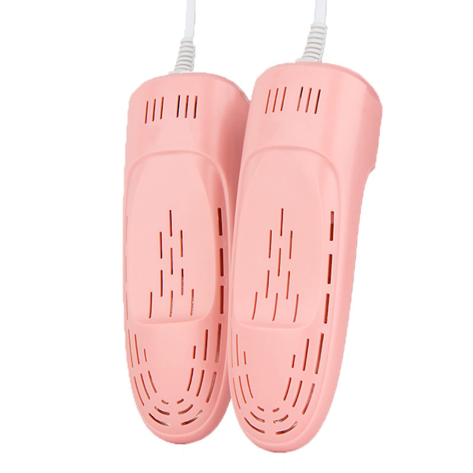 Scaldapiedi Portatile per asciuga Scarpe con Timer per Scarpe, Scarponi da Sci, Guanti, Calzini in Inverno/Giorni piovosi, Rosa