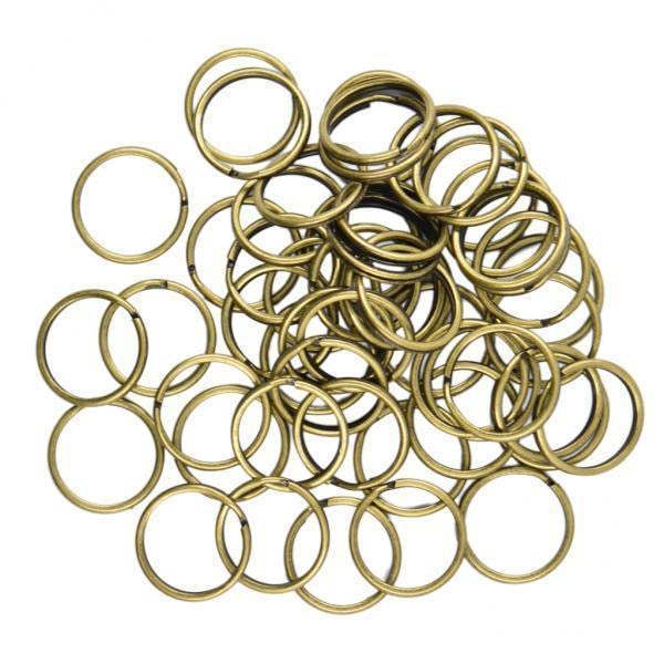 3x50pcs 18mm Split Hoop Key Rings Key Chain Holder Antique Bronze DIY | Crafts | Wholesale Lots | All-Purpose Craft Supplies
