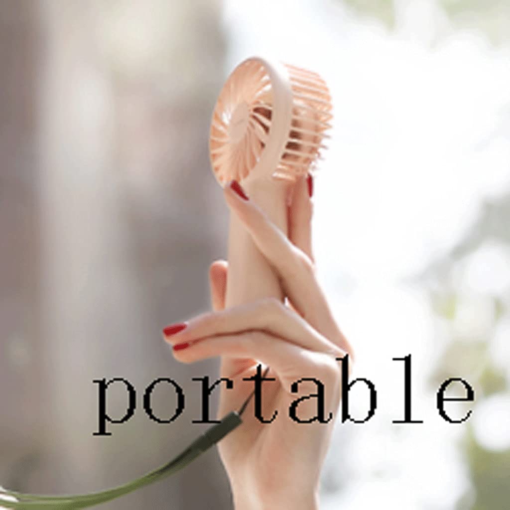 Mini Ventilatore Mini Ventilatore, Ventilatore Portatile/da scrivania/da Collo (3 in 1), Piccolo Ventilatore USB, Regolabile a 3 velocità, Ventola di Raffreddamento Portatile per casa, Esterno,