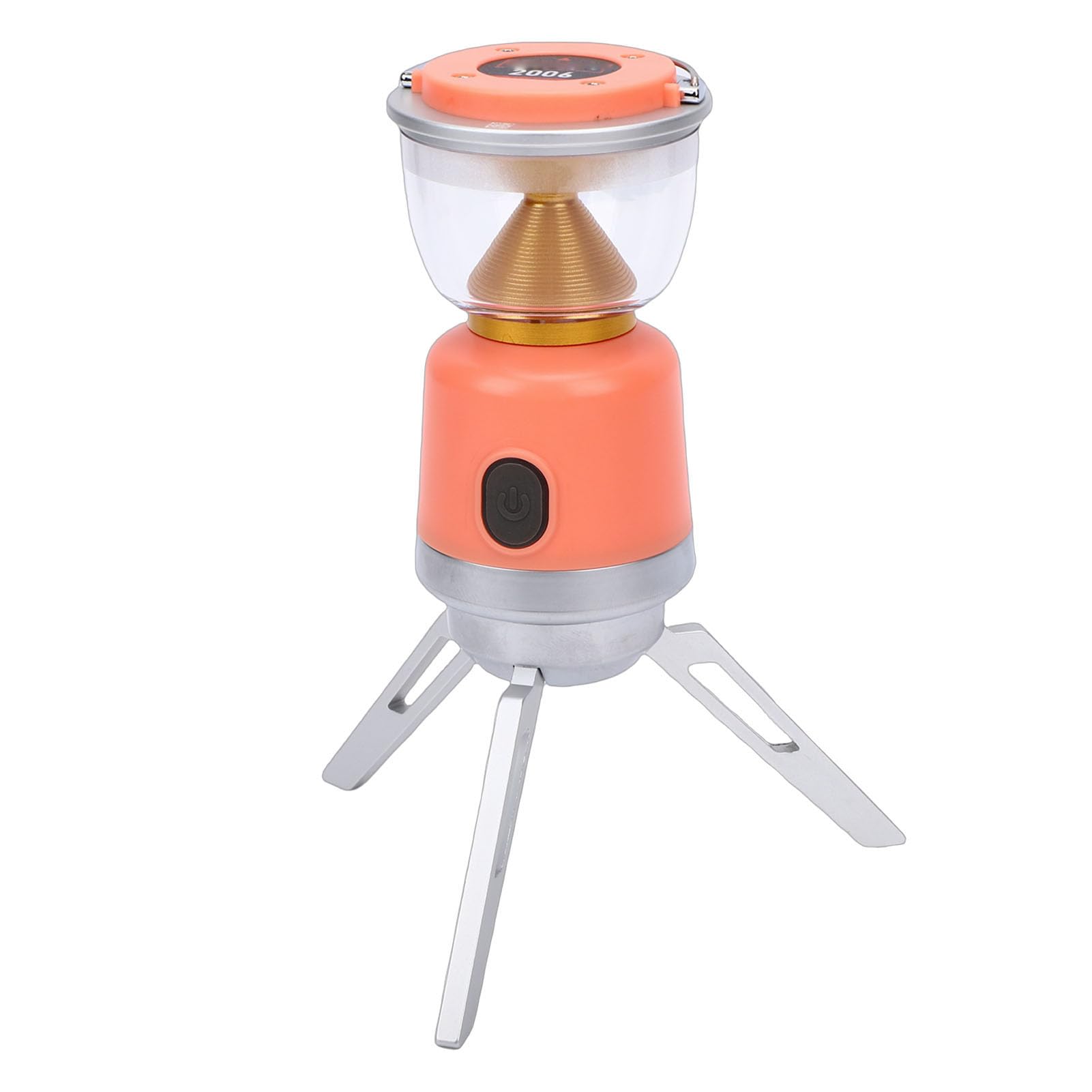 Lanterna da Campeggio Leggera con Base Magnetica e Gancio per Campeggio Ed Escursionismo All'aperto, Ricaricabile da 2400 MAh
