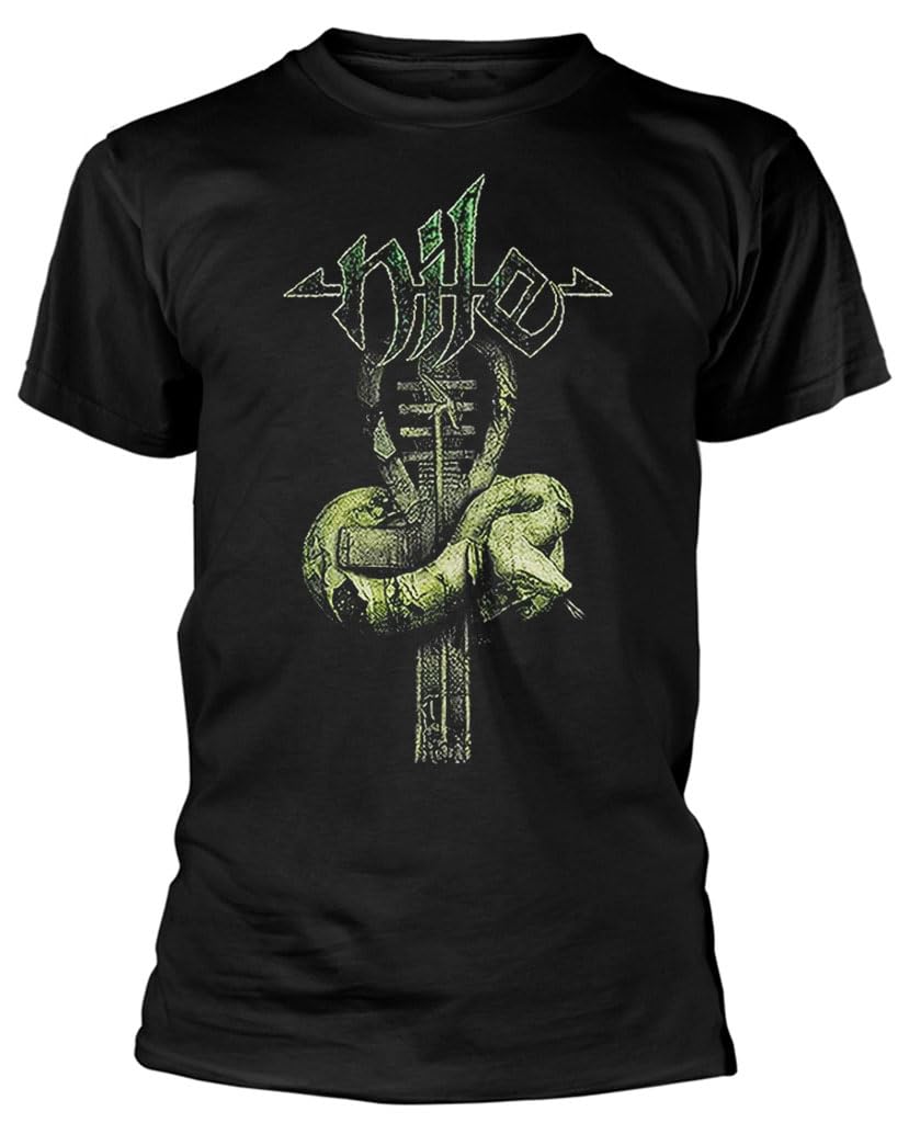 Razamataz Men's Black Nile 'Darkened Shrines' (Black) T-Shirt Xxl