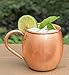Copper Mules Moscow Mule Mug Handcrafted of 100% Pure THICK Copper - Timeless Barrel Smooth Finish - RAW Copper Interior - Authentic and Strong Riveted Handle - Holds 16oz