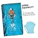 MUELODSIC Adjustable Silicone Swim Paddles for Training 1 Pair of Swimming Gloves for Swimmers in Pool and Open Water for Technique Improvement