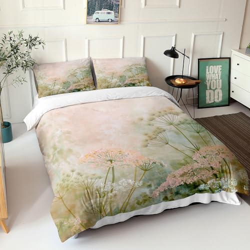 Housse de couette fleurie style champêtre pour chambre cocooning - 4