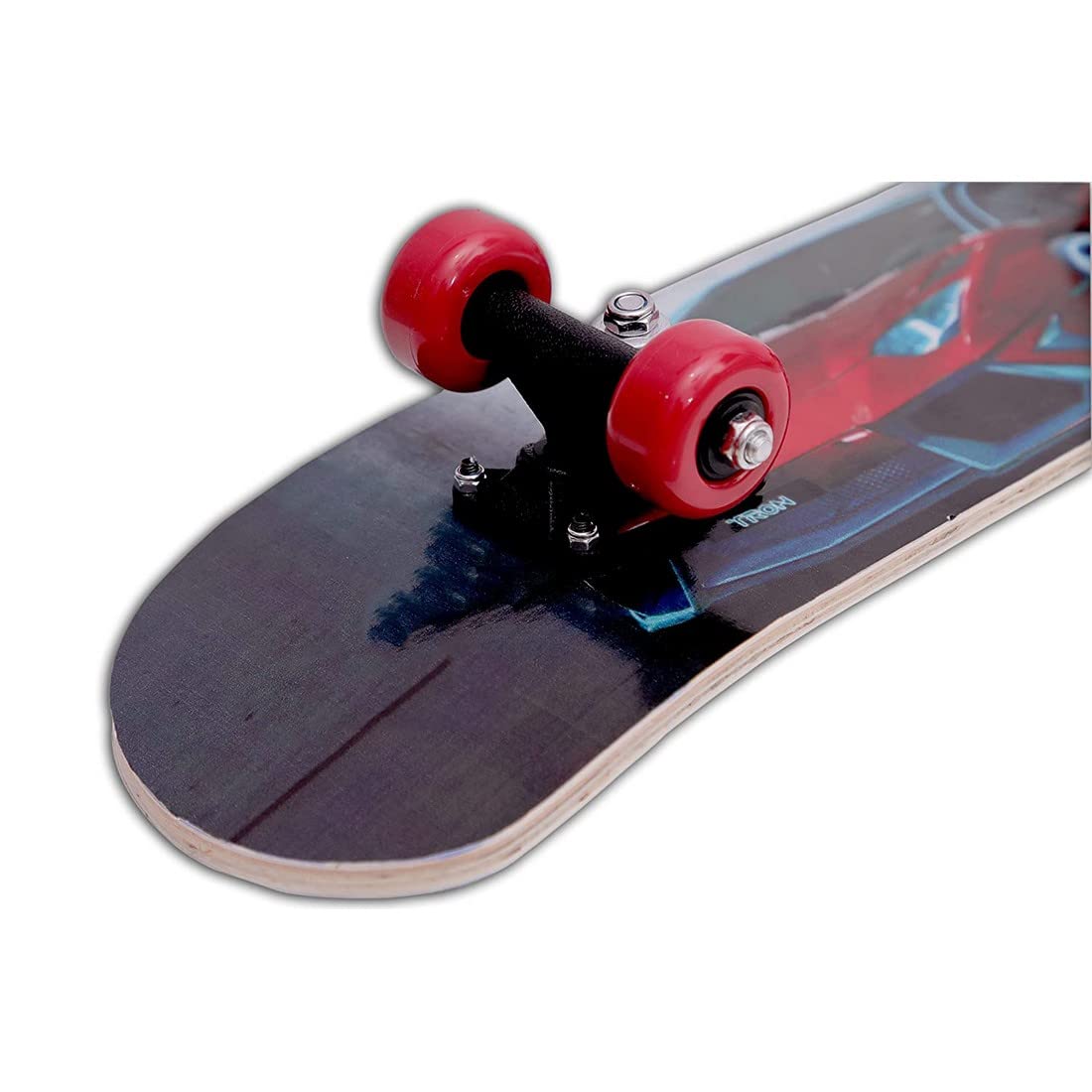 TOYVELLY Wooden Skateboard Multicolor for Boys and Girls,(23 in x 6 in) Pack of-1 - Image 4 thumbnail