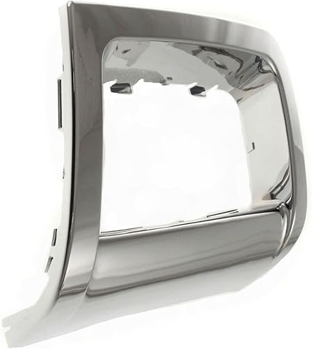 Miniatura 2 de I-Match Auto Parts Cubierta delantera izquierda del lado del conductor del lado del conductor, inserto de rejilla para luz antiniebla cromada