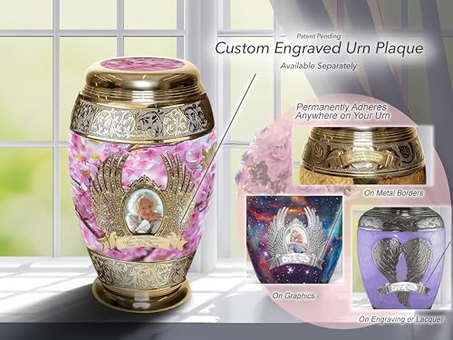 Image of Cherry Blossom Cremation Urns for Human Ashes Adult Female Urns for Ashes