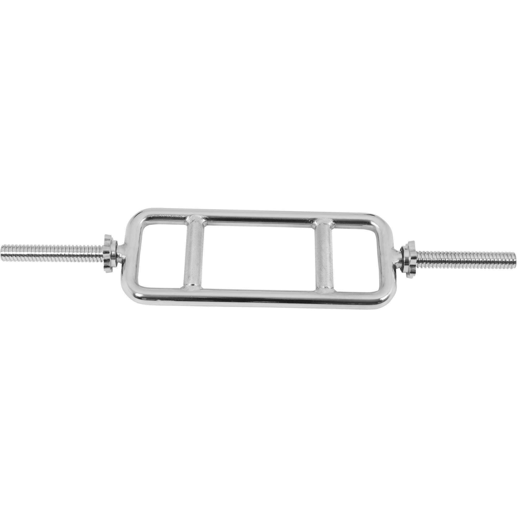 GORILLA SPORTS® Trizepstrainer 30 mm mit Parallelgriffen, bis 200 kg | Mit gerändelten Parallelgriffen und 2 Stern- oder Federverschlüssen für Trizeps- und Bizepstraining, Maße 86 x 18 cm
