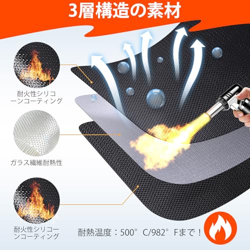 Tapis résistant à la chaleur pour friteuse protégeant le plan de travail - 7