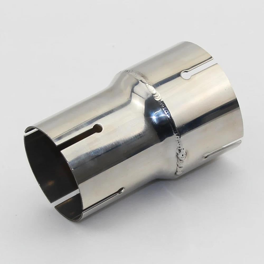Cola de Escape Conector Reductor Escape Estándar Acero Inoxidable Coche Universal Tubo 63Mm Diámetro Exterior Y 73/76/79Mm Silenciador Trasero Coche(OD 63-76mm)