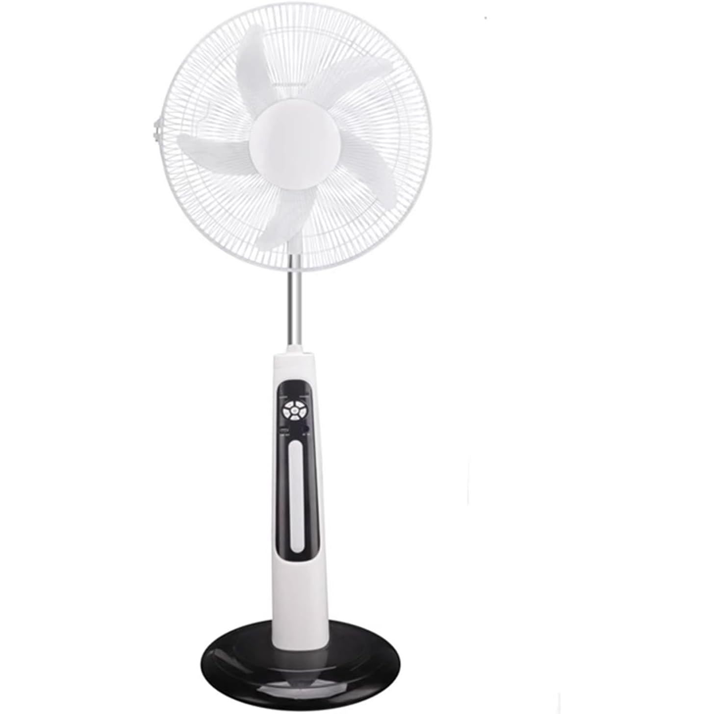 Ventilateur électrique de chambre oscillant et solaire pour le camping