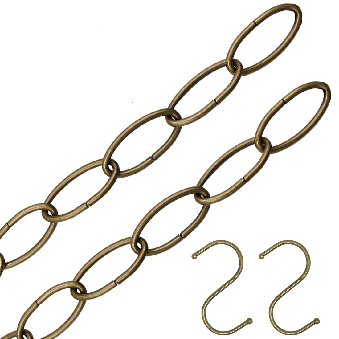 Hanging Chain for Plants, Living Room, Chandelier (2, White) — Amazon image 9