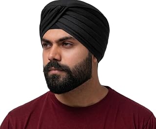 WearANURAJ Turban Pagdi for Men Cotton Head Wrap Soft Breathable Fabric Traditional Punjabi Style Headwear Comfortable Wed... Price In India