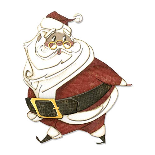 Sizzix Jolly St. Nick by Tim Hol Dies, Multicolor