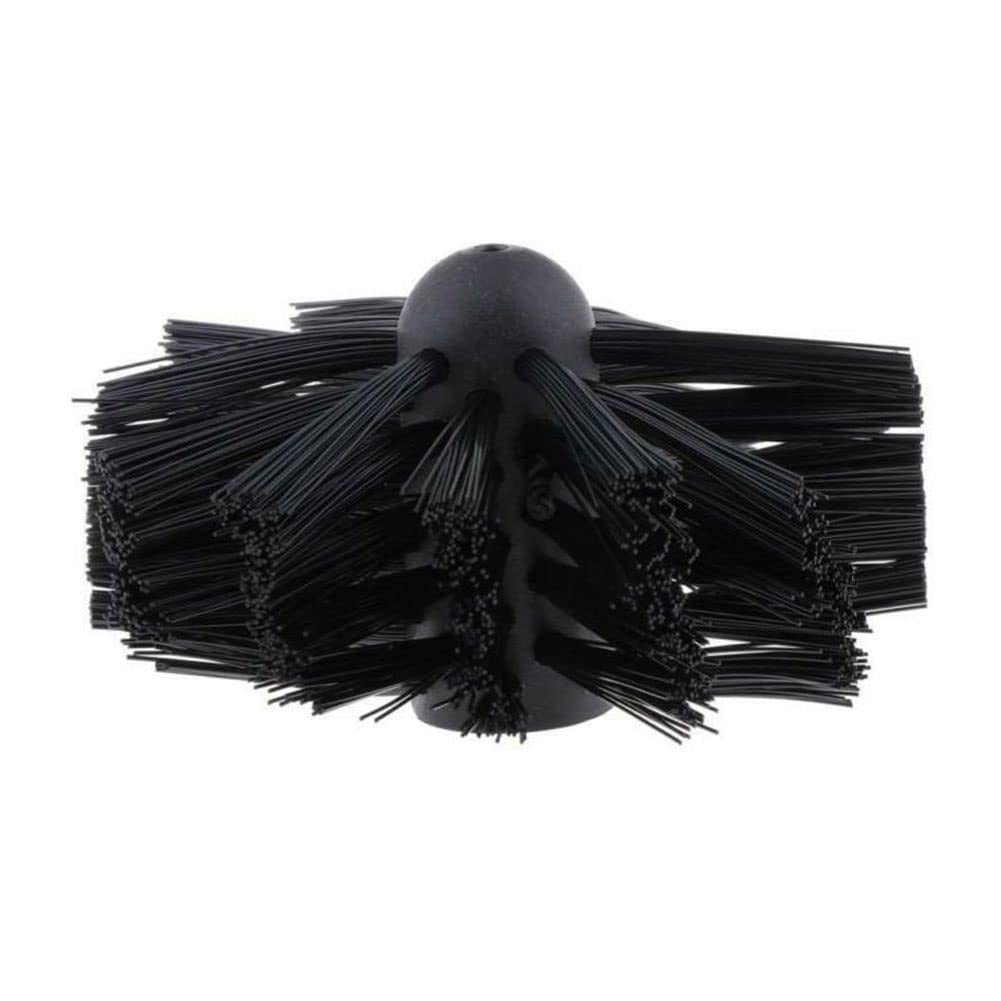 Kit spazzola per la pulizia del camino 200mm Spazzola per la pulizia dello sfiato dell'asciugatrice Levapelucchi per il camino Strumento per la pulizia della canna fumaria con setole in nylon