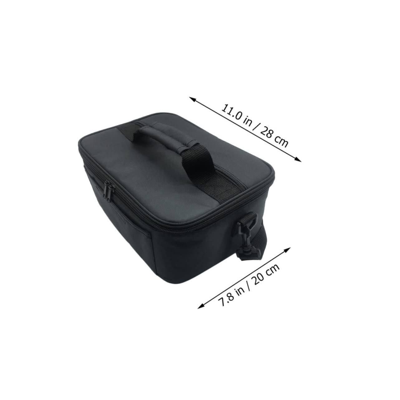 Bolsa Térmica Porta Alimentos, Porta Bento Portátil 20l Oxford Negro