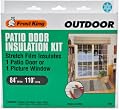 Outdoor Patio Door Insulation Kit, 84 x 110-In.