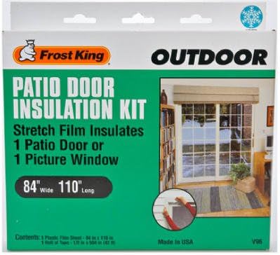 Outdoor Patio Door Insulation Kit, 84 x 110-In.