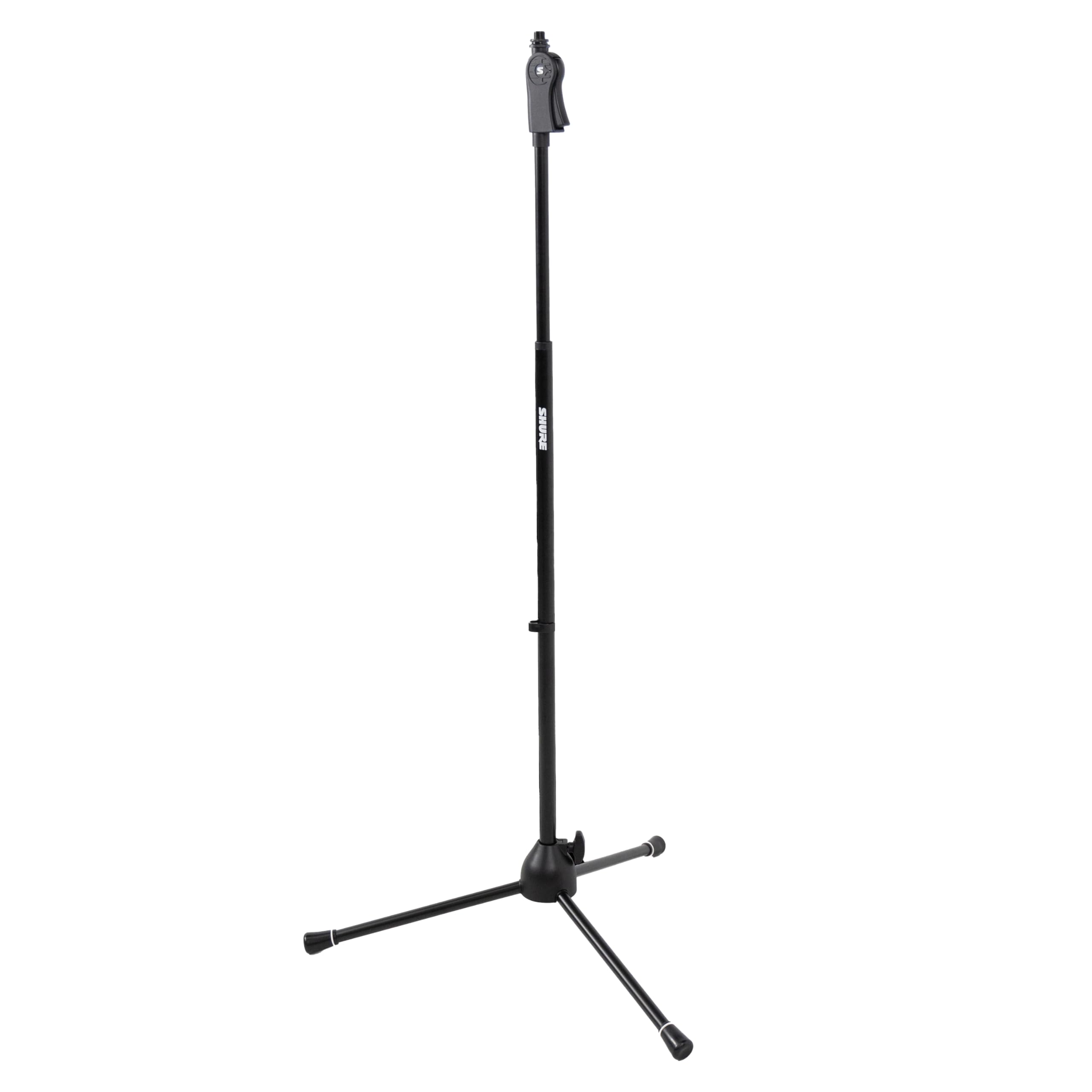 Shure by Gator SH-TRIPODSTANDDX Deluxe Tripod Microphone Stand, Black Powder-Coated Steel, Black