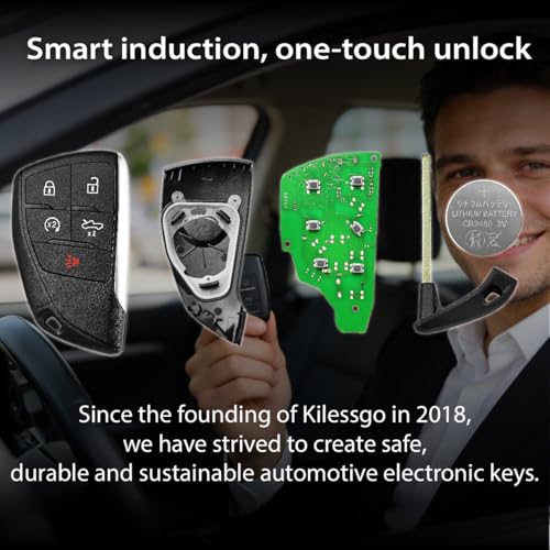 Clé 434 MHz 5 boutons pour Chevrolet Silverado EV 2024-2026
