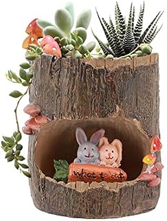 Segreto Creative Plants Pots Brush Pots Planter for Flower Sedum Succulent Plants Desk