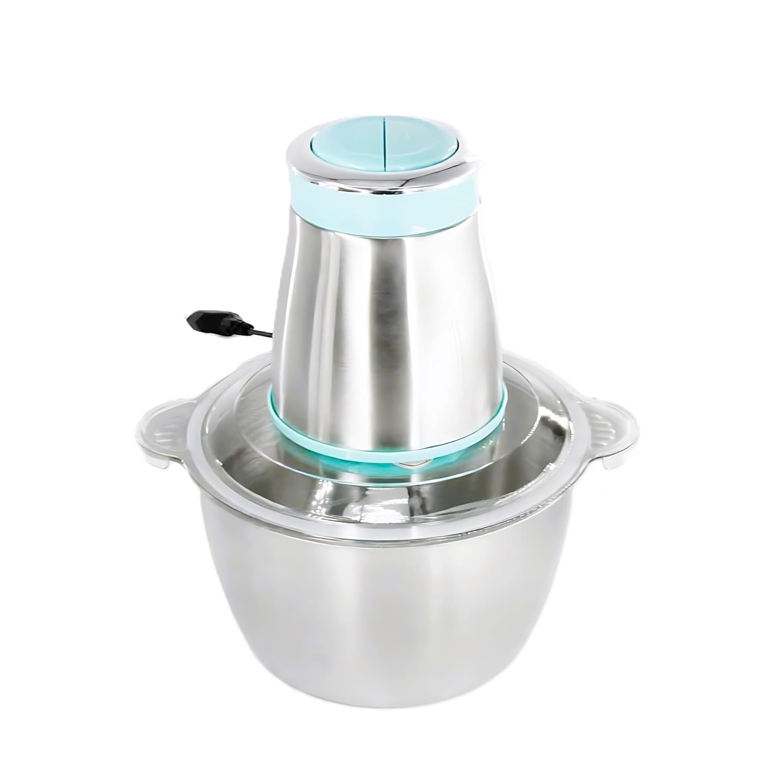 Electric Food Processor with 700W Heavy-Duty Motor & 2L Stainless Steel Bowl, 2-Speed Modes for Meat, Vegetables & Onion (Electric Chopper)