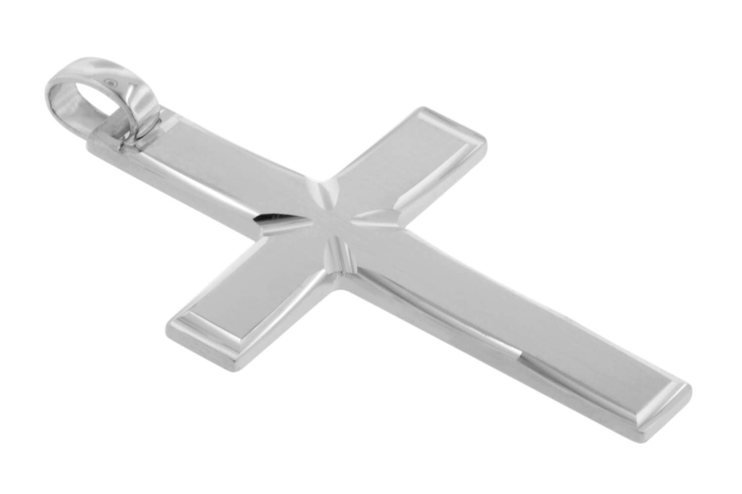 trendor Kreuz-Anhänger für Männer 925 Silber 42 mm 08749 | Silber Kreuz Anhänger Herren, Made in Germany