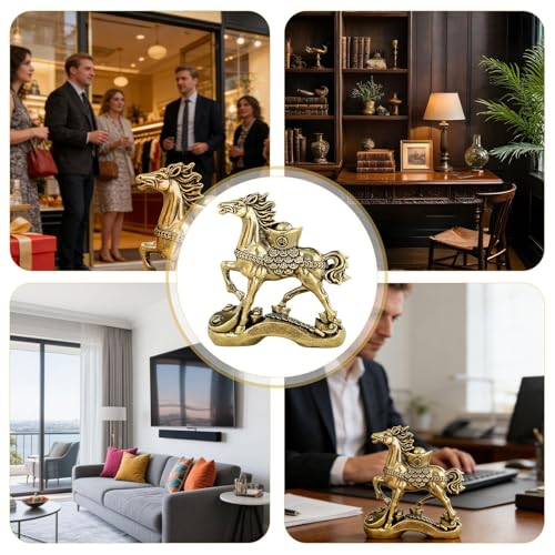 Statue de cheval objet décoration intérieur maison moderne - 5