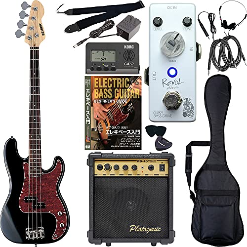 SELDER セルダー　エレキベース　プレシジョンベース 美品 初心者向けエレキベース Selder プレシジョンベース ブラック 赤