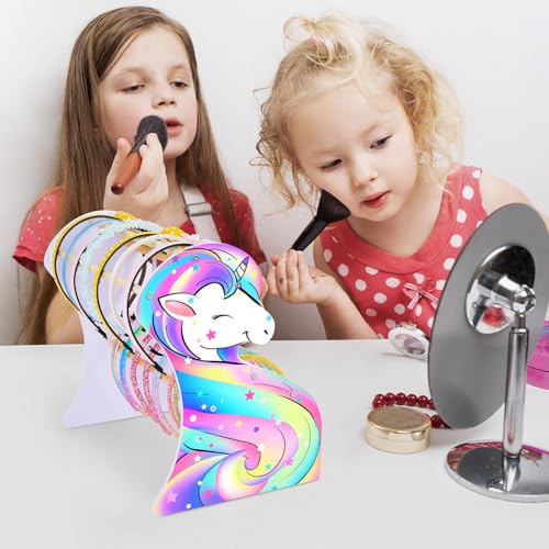 FIOBEE Girls Headband Holder Organizer Unicorn Headband Storage Hair Accessories Organizer Hairband Display Stand Home Room Decors for Kids2