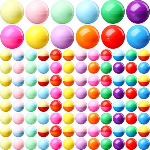 MiniInflat 120 Pcs 2 Inch Vending Machine Capsules Empty, Novelty Color