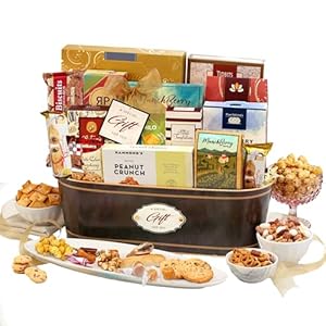 Broadway Basketeers Signature Gourmet Gift Basket with Chocolates & Snacks, For All Occasions