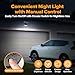 LUTEC 84W 9500LM LED Security Light Motion Sensor Outdoor Lights with Night Light, 4 Head LED Flood Lights Outdoor 5000K Daylight, IP65 Waterproof, Motion Detected Lights for Outside (Black)
