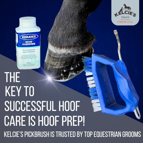 Ferramenta de limpeza Kelcie's Pick Brush – Escova fácil de usar à prova de deslizamento para caval