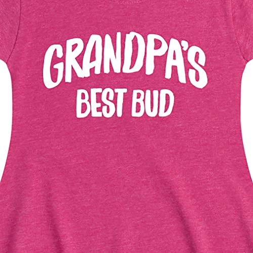 Instant Message - Grandpas Best Bud - Toddler & Youth Girls Fit & Flare Dress2