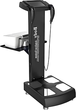 Body Weight and Fat Smart Scale with 8 Electrodes, Body Fat MonitorsFull Body Composition Analyzer, Digital Weight Scale for BMI and Muscle Mass Tracking Black