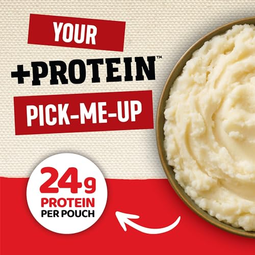 Image of Idahoan Buttery Homestyle +Protein Mashed Potatoes | 4.6oz - Pack of 10