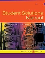 Chemistry: Principles and Reactions Student Solutions Manual 7th Edition 1133228143 Book Cover
