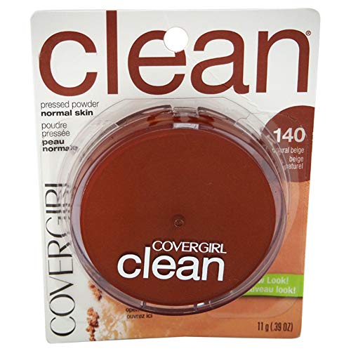Clean Pressed Powder COVERGIRL retouche maquillage Natural Beige 11g