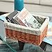 Produktbild Moshone Korbflechtwaren Einkaufskorb Home Organizer Korb handgemachter gesponnener Aufbewahrungsbehälter Rattan Wäschekorb (Color : Color 5, Size : M)