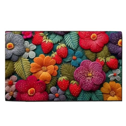 lisutupode Alfombra de Área Retro | Alfombras Decorativas Cuadradas para Hogar,Alfombra Cuadrada Decoración Hogar 50x80 cm para Sala Balcón Baño Estudio Oficina