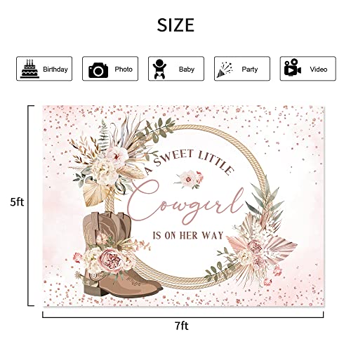 Fondo fotográfico boho rosa 7x5 pies miniatura 6
