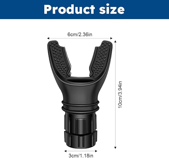 Breathing Trainer, Portable Lung Exerciser and Lung Trainer, Black | Adjustable Resistance Handheld Trainer for Oral and Muscular Exercise, Improve Lung Capacity